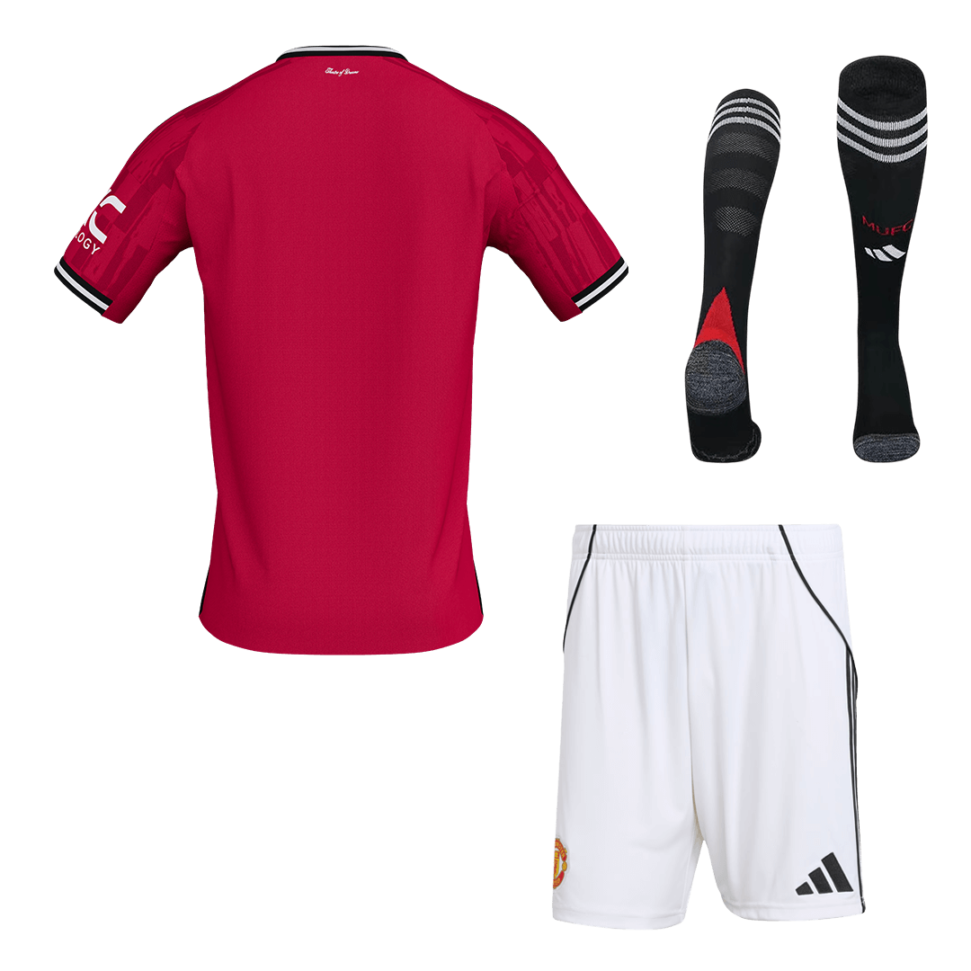 Calidad Premium Conjunto Completo Manchester United 2025/26 Primera Equipación - imagen 14