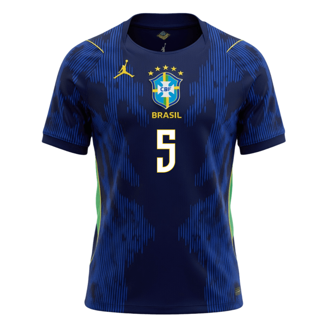 Camiseta Casemiro #5 Brasil 2026 Segunda Equipación Copa del Mundo - Versión Hincha - Vista 7