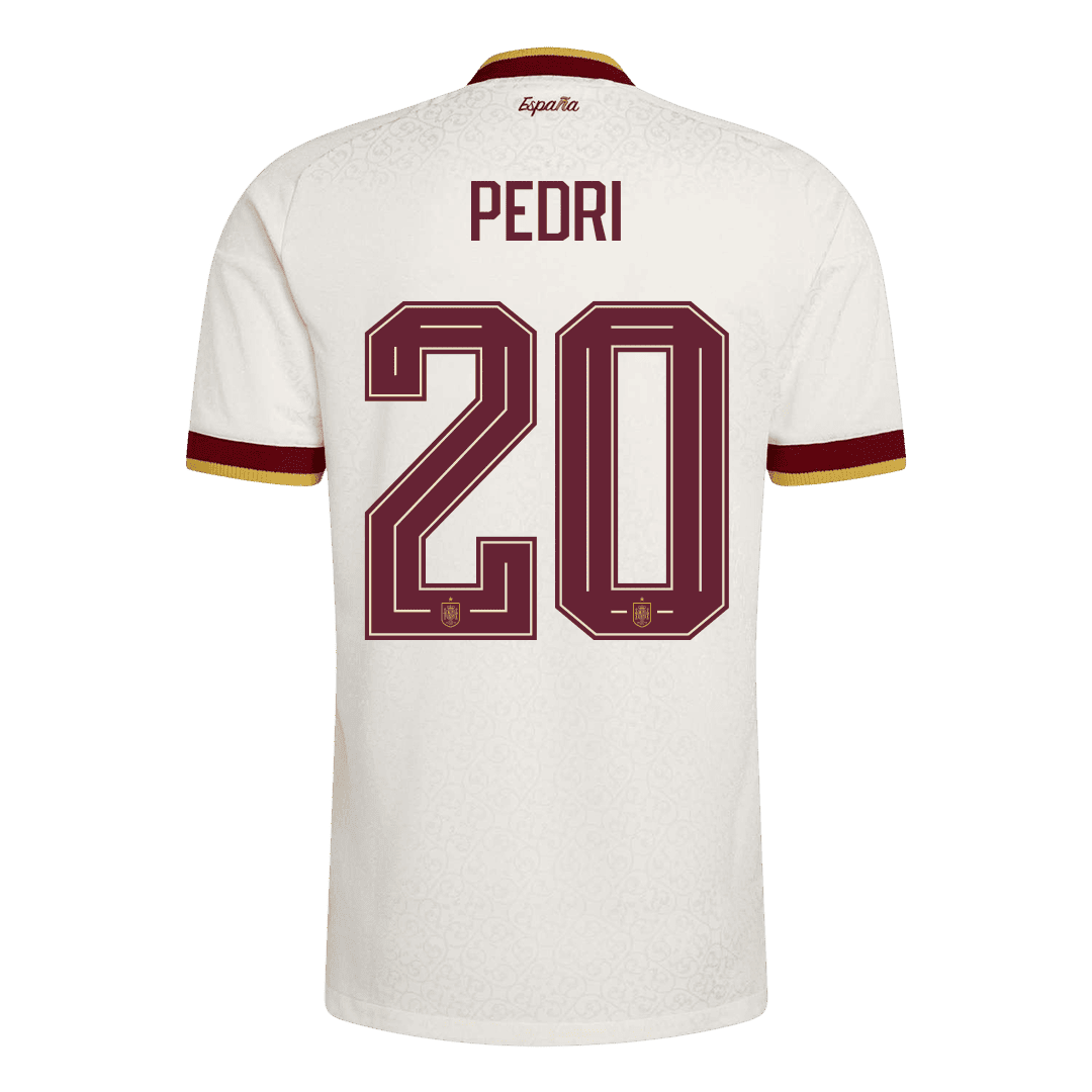 Camiseta Auténtica PEDRI #20 Spain 2026 Segunda Equipación Copa del Mundo -Versión Jugador