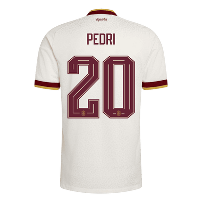 Camiseta Auténtica PEDRI #20 Spain 2026 Segunda Equipación Copa del Mundo -Versión Jugador
