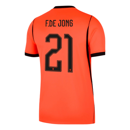 Camiseta F. De Jong #21 Países Bajos 2026 Primera Equipación Copa del Mundo - Versión Hincha - Vista 8