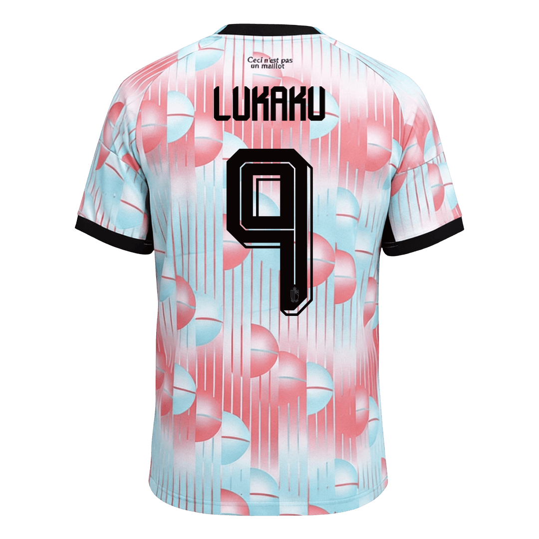 Camiseta Lukaku #9 Bélgica 2026 Segunda Equipación Copa del Mundo - Versión Hincha - Vista 8