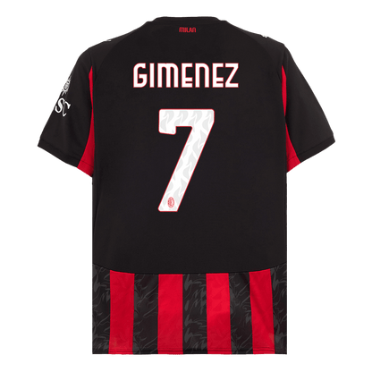 Camiseta Giménez #7 AC Milan 2025/26 Primera Equipación - Versión Hincha - imagen 13