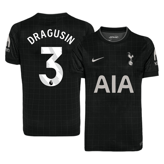 Camiseta Dragusin #3 Tottenham Hotspur 2025/26 Segunda Equipación - Versión Hincha