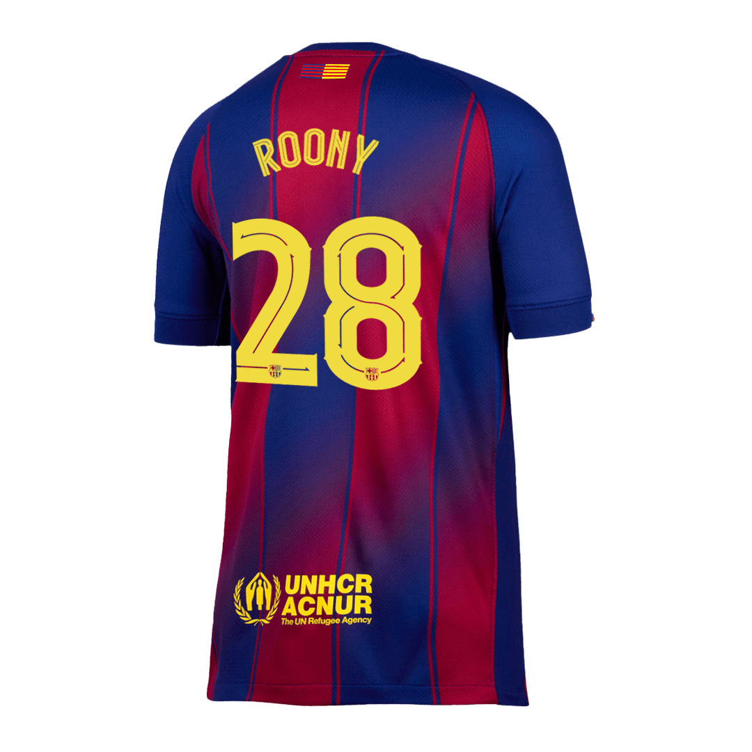 Calidad Premium UCL Camiseta Roony #28 Barcelona 2025/26 Primera Equipación - Versión Hincha - imagen 11