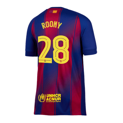 Calidad Premium UCL Camiseta Roony #28 Barcelona 2025/26 Primera Equipación - Versión Hincha - imagen 11
