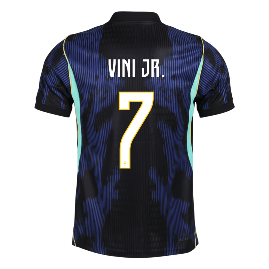 Camiseta Auténtica Vini Jr. #7 Brasil 2026 Segunda Equipación Copa del Mundo - Versión Jugador