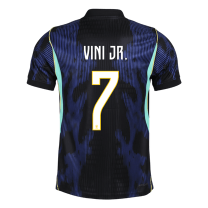 Camiseta Auténtica Vini Jr. #7 Brasil 2026 Segunda Equipación Copa del Mundo - Versión Jugador