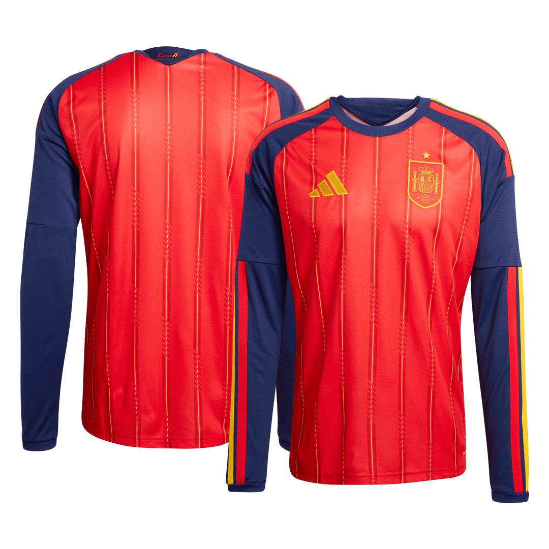 Manga Larga España 2026 Primera Equipación Copa del Mundo - Versión Hincha