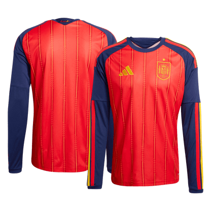 Manga Larga España 2026 Primera Equipación Copa del Mundo - Versión Hincha