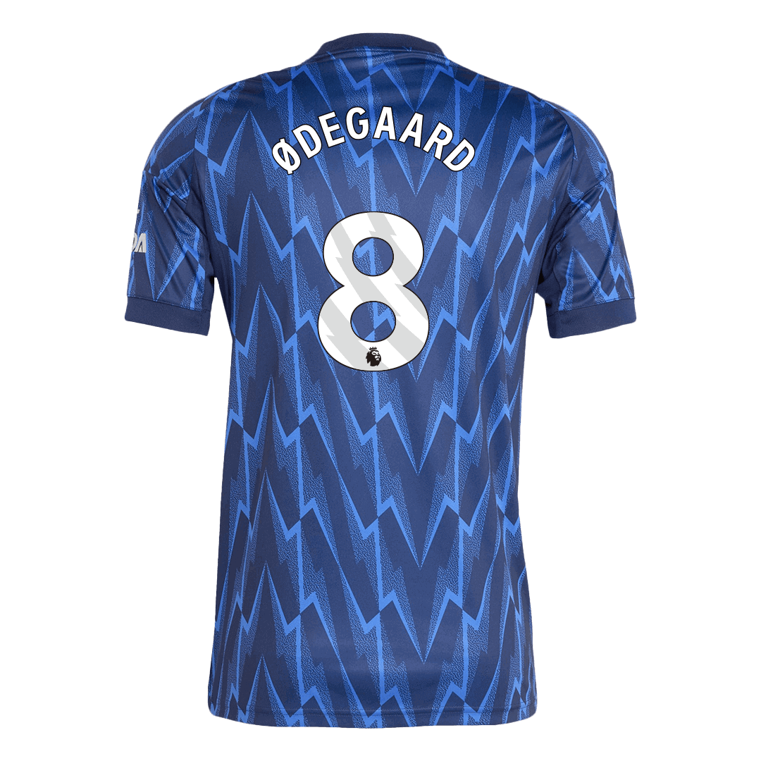 Camiseta Ødegaard #8 Arsenal 2025/26 Segunda Equipación - Versión Hincha