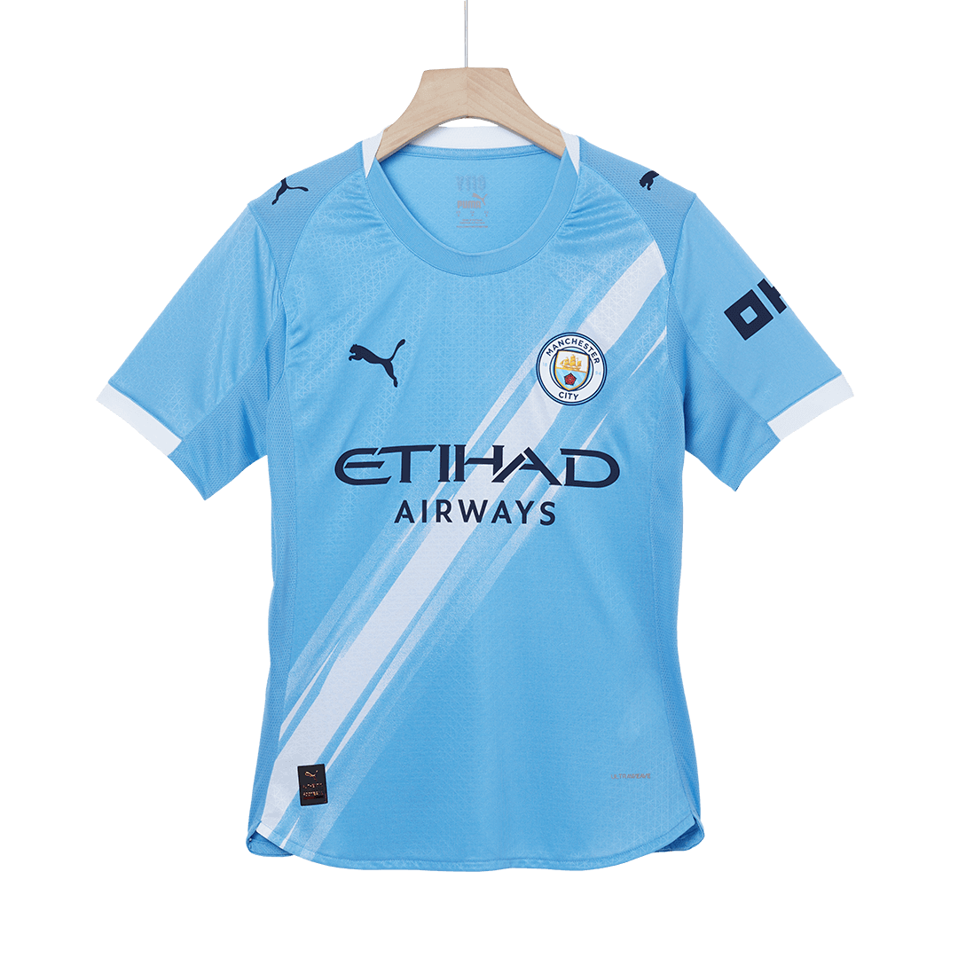 Camiseta Haaland #9 Manchester City 2025/26 Primera Equipación - Versión Jugador - imagen 12