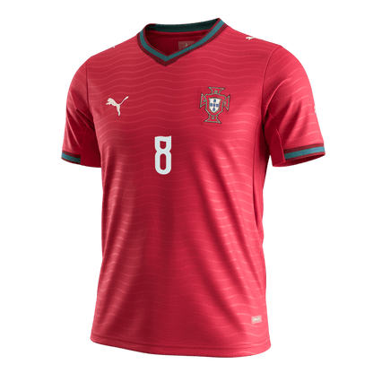 Camiseta B. Fernandes #8 Portugal 2026 Primera Equipación Copa del Mundo - Versión Hincha - Vista 8