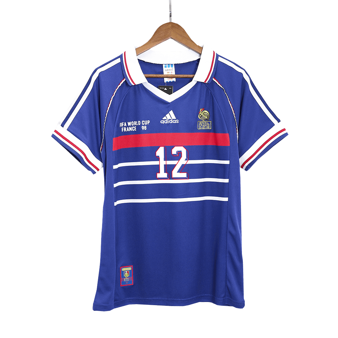 Camiseta Retro 1998 Henry #12 Francia Primera Equipación Copa del Mundo - Vista 7