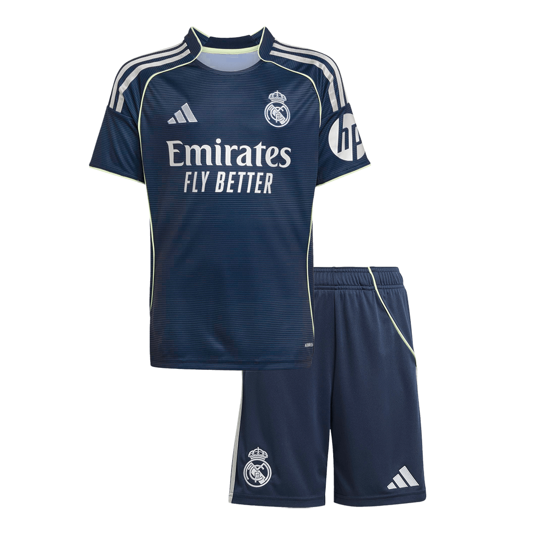 Calidad Premium Miniconjunto Real Madrid 2025/26 Segunda Equipación