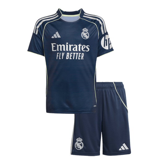 Calidad Premium Miniconjunto Real Madrid 2025/26 Segunda Equipación