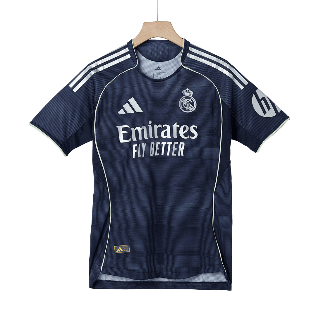 Camiseta Auténtica Bellingham #5 Real Madrid 2025/26 Segunda Equipación - Versión Jugador - Vista 9