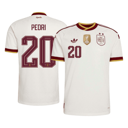 Camiseta Auténtica PEDRI #20 Spain 2026 Segunda Equipación Copa del Mundo -Versión Jugador