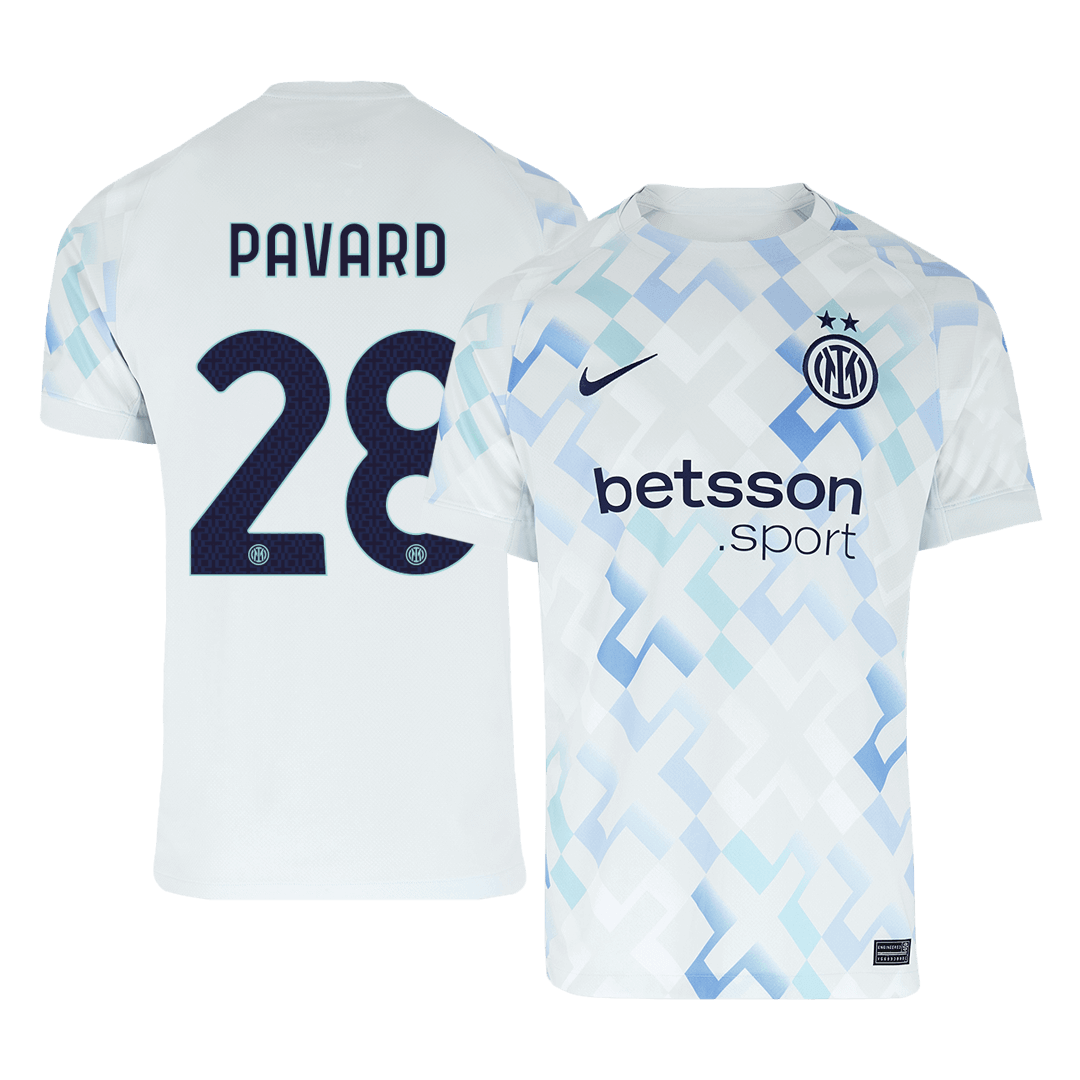 Camiseta Pavard #28 Inter Milan 2025/26 Segunda Equipación - Versión Hincha
