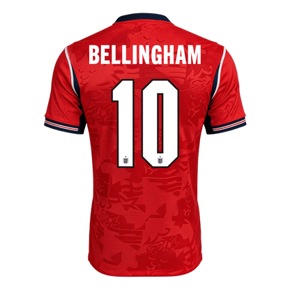 Camiseta Bellingham #10 Inglaterra 2026 Segunda Equipación Copa del Mundo - Versión Hincha - Vista 7