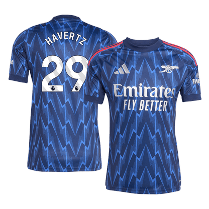 Camiseta Havertz #29 Arsenal 2025/26 Segunda Equipación - Versión Hincha