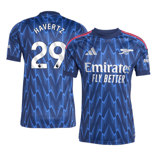 Camiseta Havertz #29 Arsenal 2025/26 Segunda Equipación - Versión Hincha