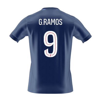 Camiseta G. Ramos #9 PSG 2025/26 Primera Equipación - Versión Hincha (Calidad Premium) - Vista 7