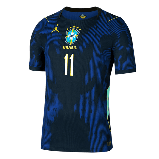 Camiseta Auténtica Raphinha #11 Brasil 2026 Segunda Equipación Copa del Mundo - Versión Jugador