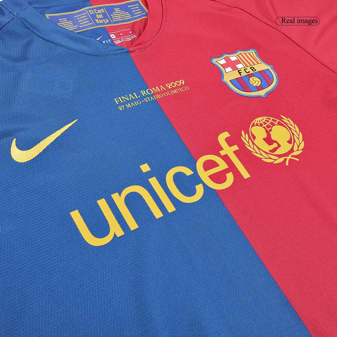 UCL Camiseta Retro 2008/09 Barcelona Primera Equipación Manga Larga - Vista 5