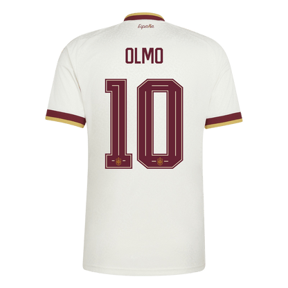 Camiseta Olmo #10 España 2026 Segunda Equipación Copa del Mundo - Versión Hincha