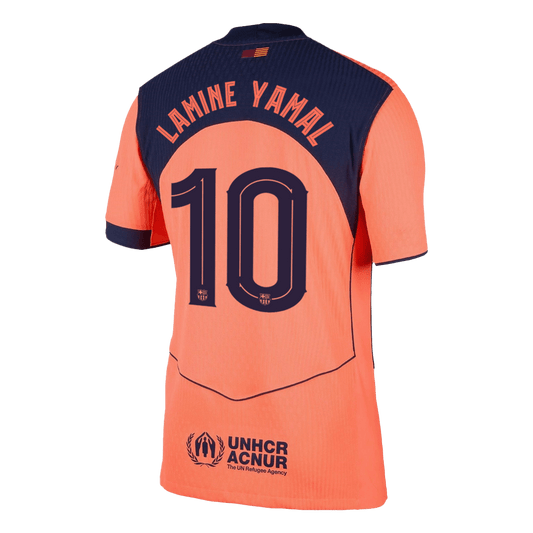 UCL Camiseta Auténtica Lamine Yamal #10 Barcelona 2025/26 Tercera Equipación - Versión Jugador