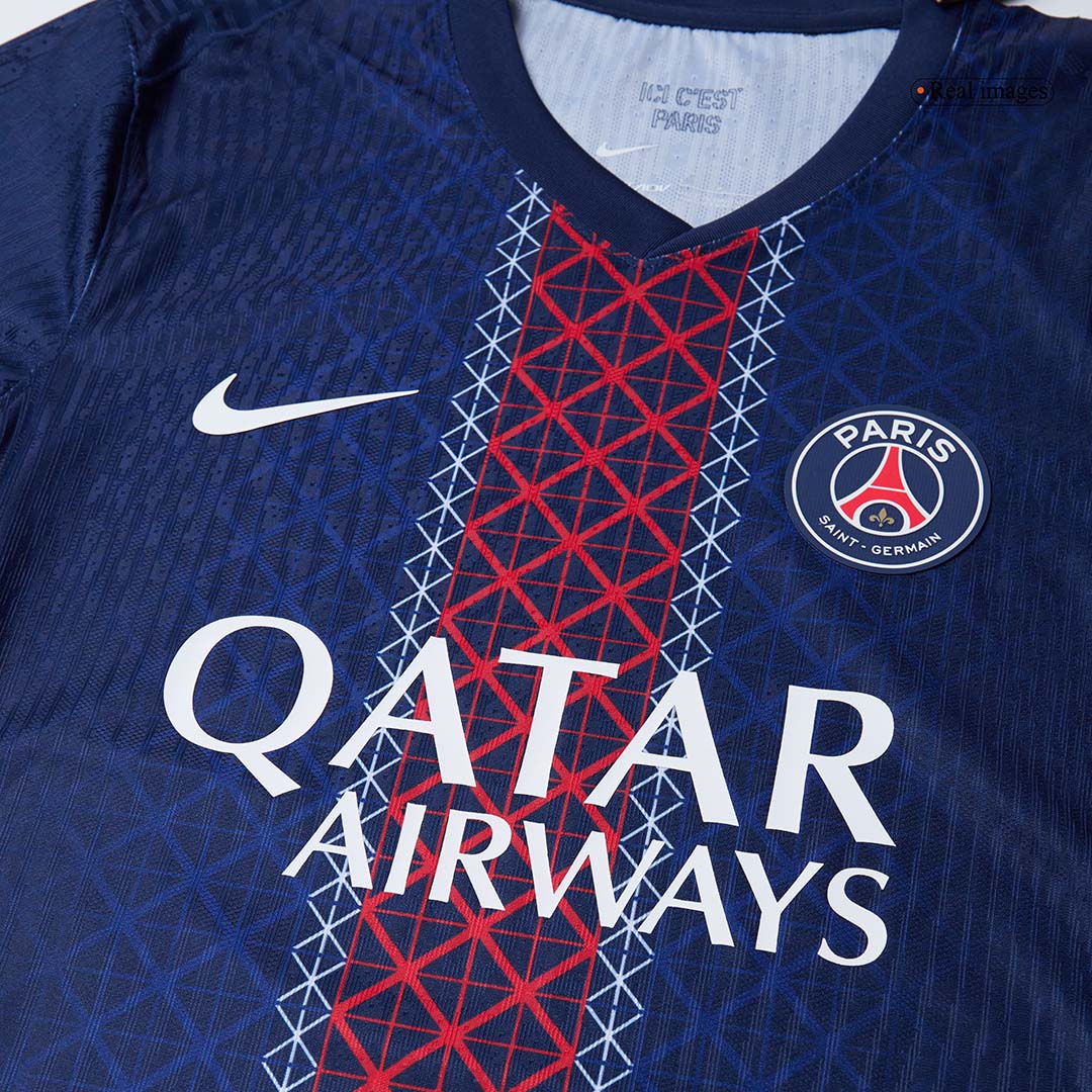 Camiseta Auténtica Vitinha #17 PSG 2025/26 Primera Equipación - Versión Jugador - Vista 4