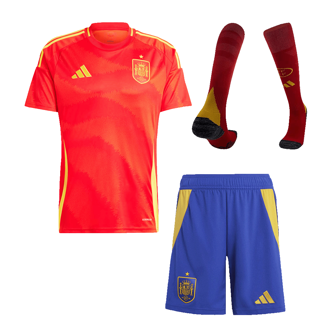 Conjunto Completo España Euro 2024 Primera Equipación Local