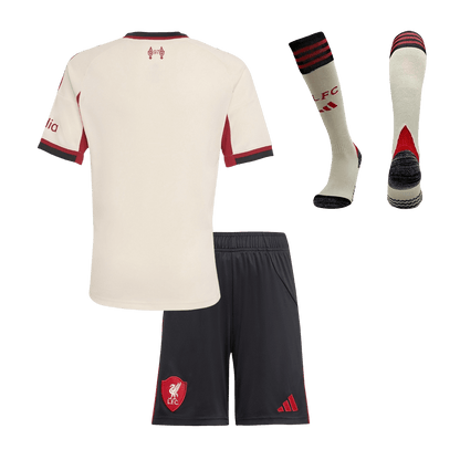 Conjunto Infantil Completo Liverpool 2025/26 Segunda Equipación - imagen 13