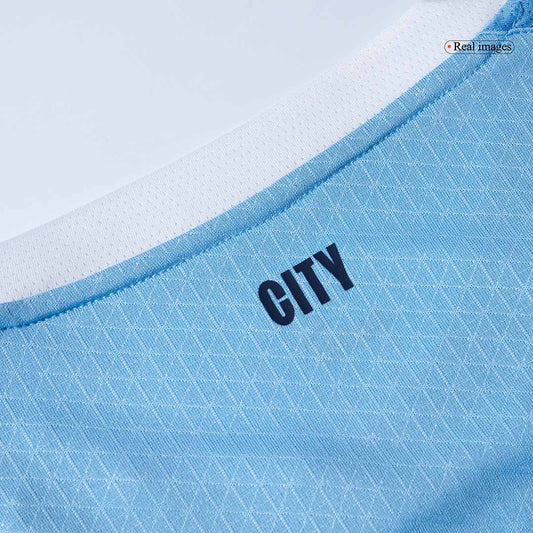 Camiseta Rodrigo #16 Manchester City 2025/26 Primera Equipación - Versión Jugador