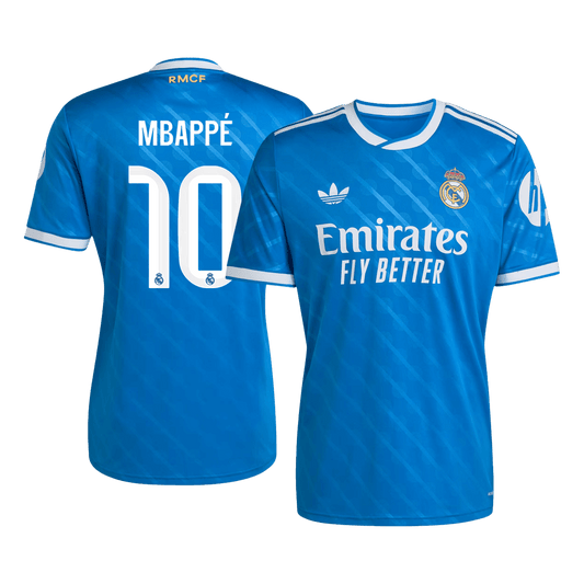 Camiseta Mbappé #10 Real Madrid 2025/26 Tercera Equipación - Versión Hincha