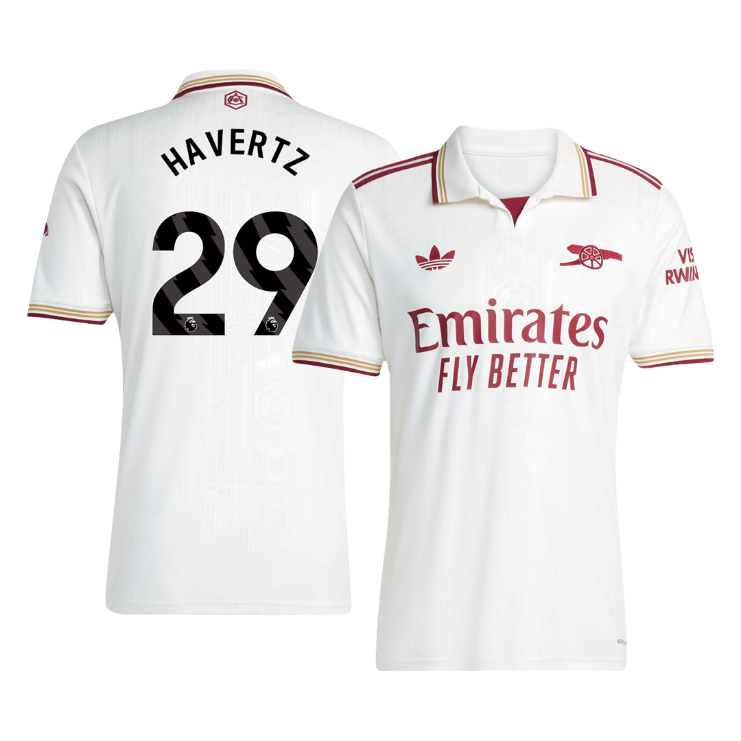 Camiseta Havertz #29 Arsenal 2025/26 Tercera Equipación - Versión Hincha