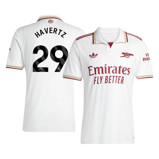 Camiseta Havertz #29 Arsenal 2025/26 Tercera Equipación - Versión Hincha