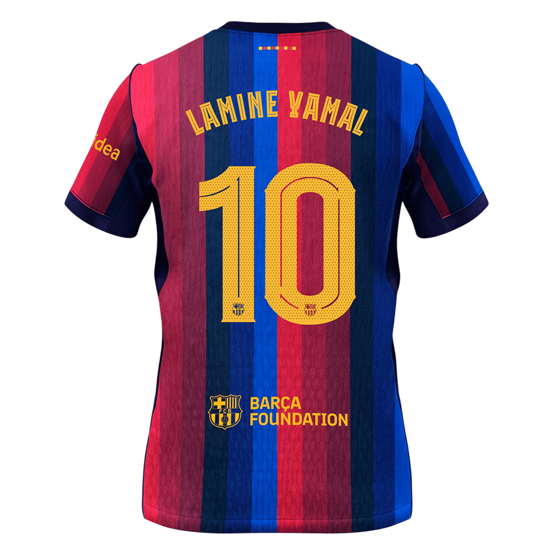 Camiseta LAMINE YAMAL #10 Barcelona 2026/27 Primera Equipación - Versión Hincha
