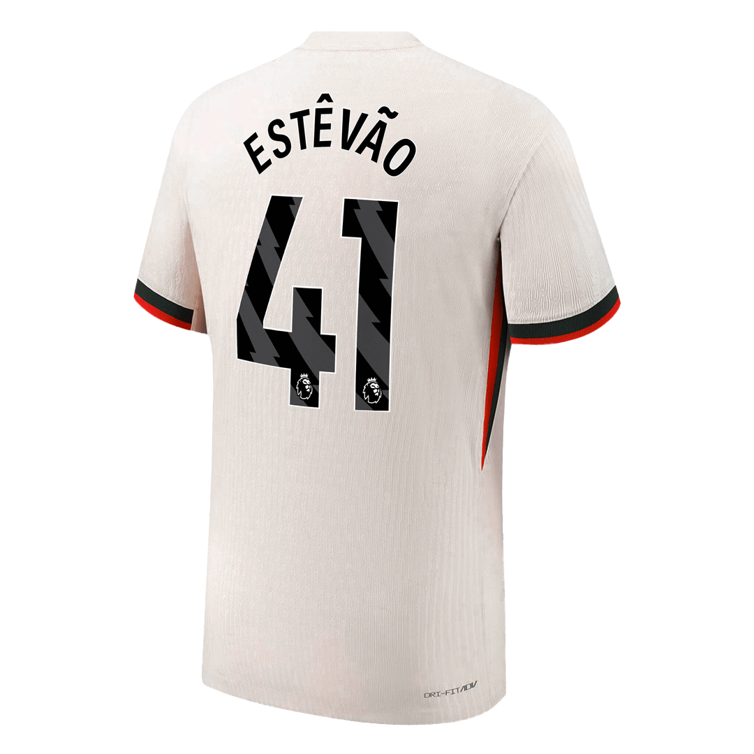 Camiseta Auténtica Estêvão #41 Chelsea 2025/26 Segunda Equipación - Versión Jugador - Vista 8