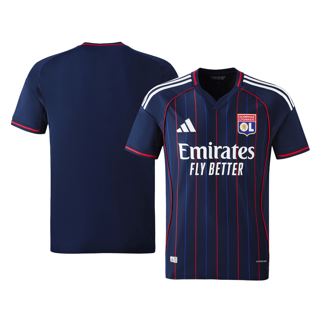 Camiseta Auténtica Olympique Lyonnais 2025/26 Segunda Equipación - Versión Jugador