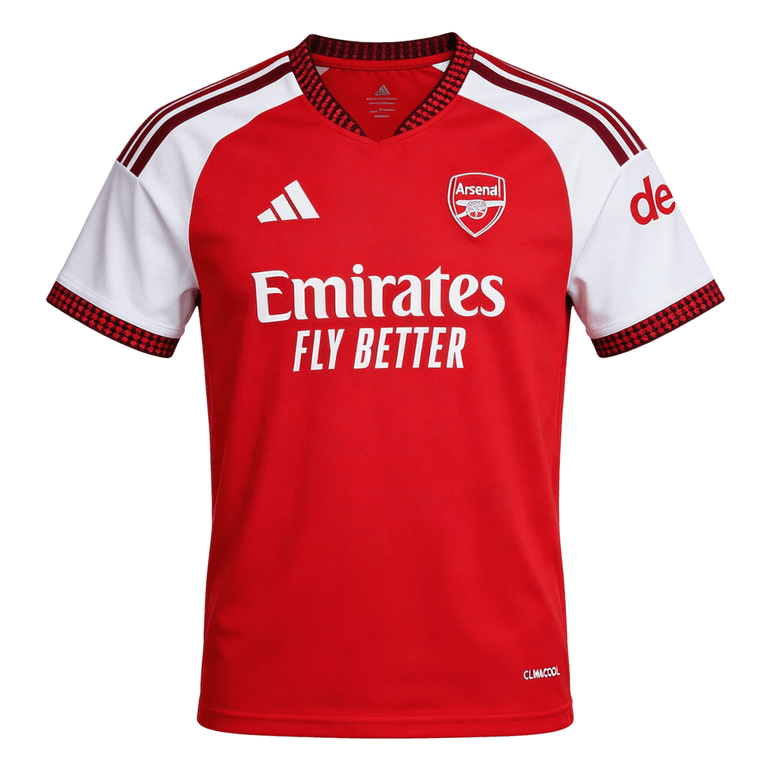 Camiseta Champions #26 Arsenal 2026/27 Primera Equipación - Versión Hincha