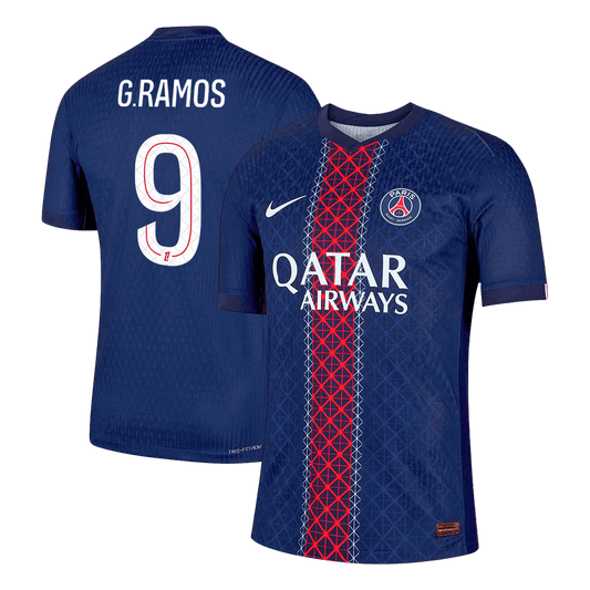 Camiseta Auténtica G. Ramos #9 PSG 2025/26 Primera Equipación - Versión Jugador
