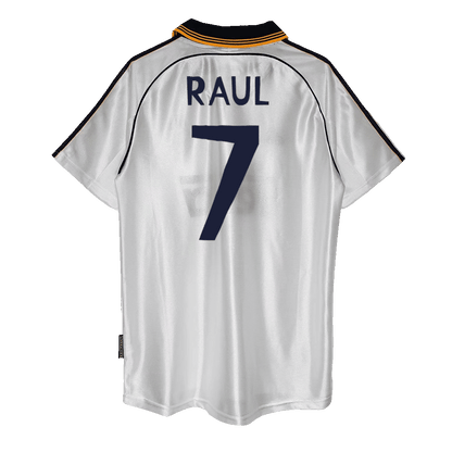 Camiseta Retro 1998/00 Raúl #7 Real Madrid Primera Equipación