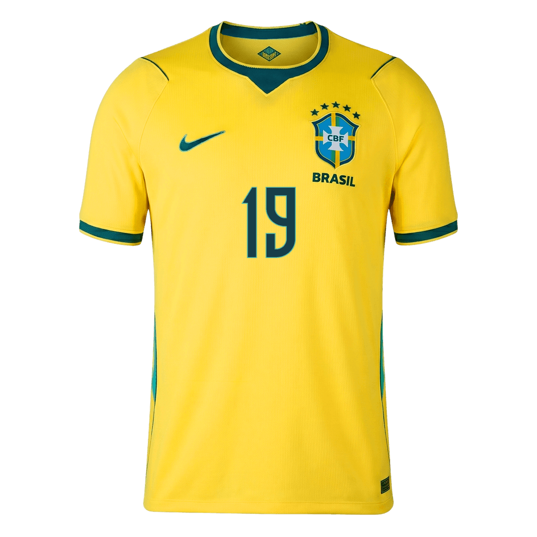Camiseta Endrick #19 Brasil 2026 Primera Equipación Copa del Mundo - Versión Hincha - Vista 4