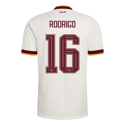 Camiseta Auténtica RODRIGO #16 Spain 2026 Segunda Equipación Copa del Mundo -Versión Jugador