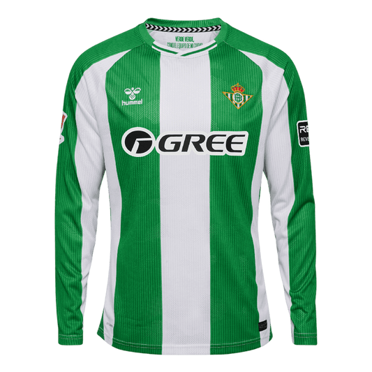 Manga Larga Real Betis 2025/26 Primera Equipación - Versión Hincha
