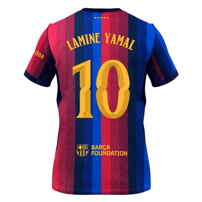 Camiseta LAMINE YAMAL #10 Barcelona 2026/27 Primera Equipación - Versión Hincha