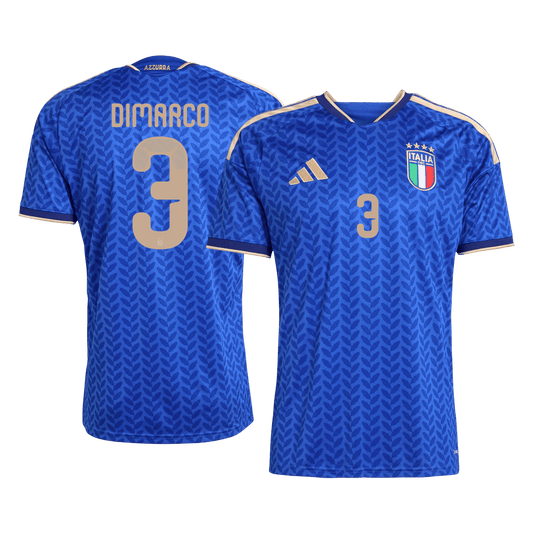 Camiseta Dimarco #3 Italia 2026 Primera Equipación Copa del Mundo - Versión Hincha