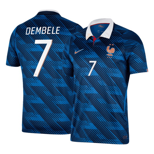 Camiseta Dembélé #7 Francia 2026 Primera Equipación Copa del Mundo - Versión Hincha